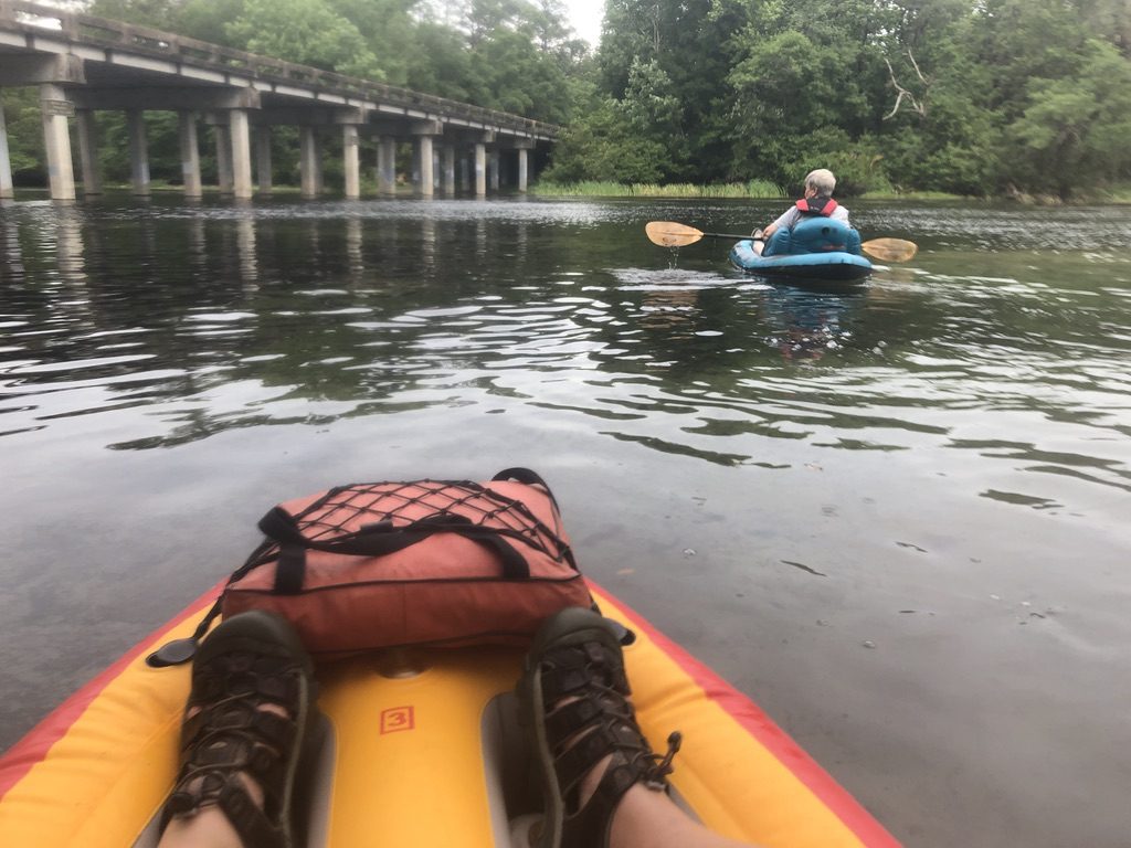 kayak in florida with alligators