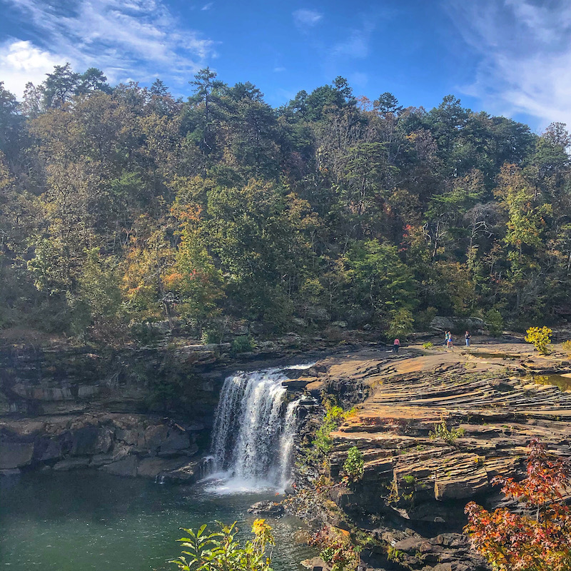 Little River Falls at Little River Canyon National Preserve in North Alabama.