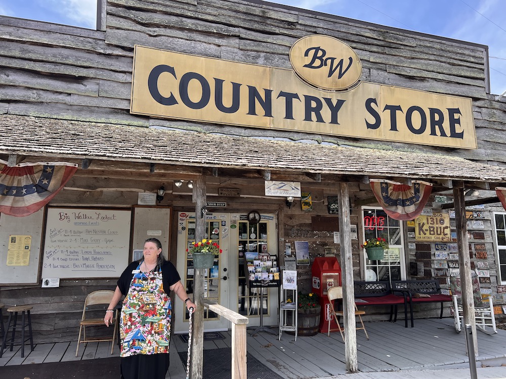 Big Walker Country Store with owner